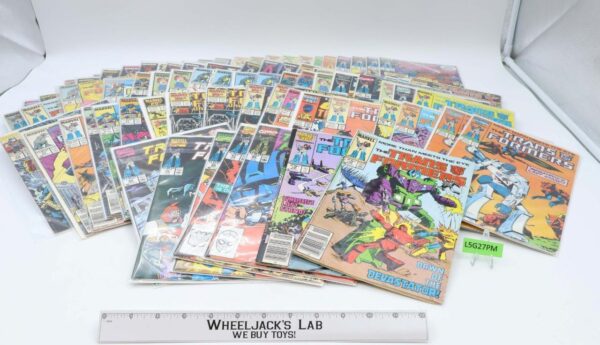 Lot of 84 The Transformers Comic Books Marvel Comics 1980’s Vintage main image