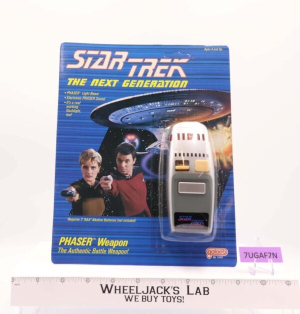 Phaser Weapon Star Trek The Next Generation 1988 Vintage MOSC Galoob main image