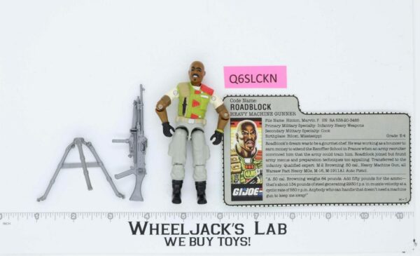 Roadblock V2 100% Complete G.I. Joe 1986 Hasbro Vintage Action Figure main image