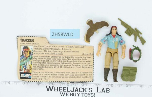 Spirit Tracker V1 100% Complete G.I. Joe 1984 Hasbro Vintage Action Figure main image