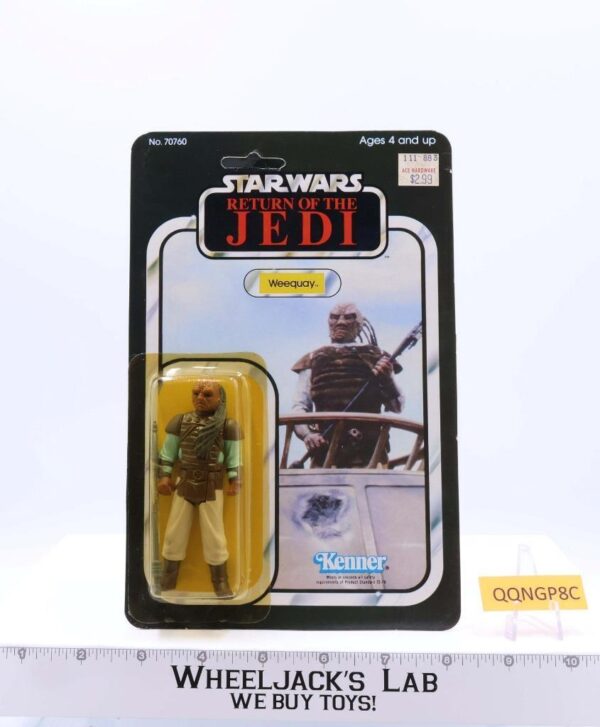 Weequay 65 Back-B Star Wars ROTJ 1983 Kenner Action Figure NEW MOSC SEALED main image