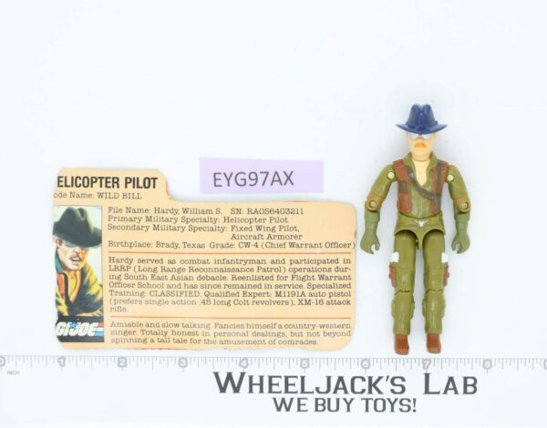 Wild Bill V1 100% Complete G.I. Joe 1983 Hasbro Vintage Action Figure main image