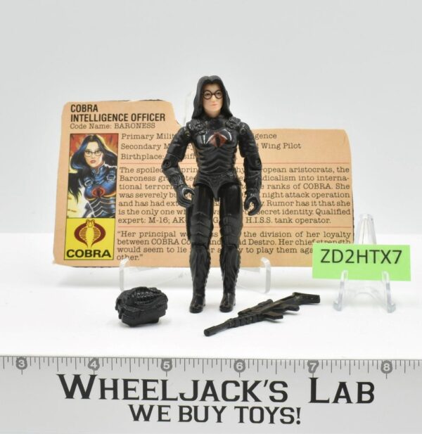 Baroness V1 100% Complete G.I. Joe 1984 Hasbro Vintage Action Figure main image