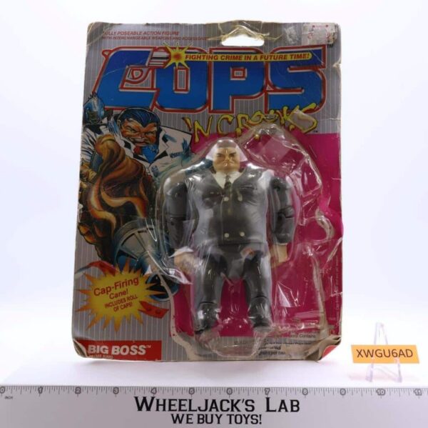 Big Boss Crime W/Card & Bubble CUSTOM King Cops N Crooks C.O.P.S. 1988 Hasbro main image