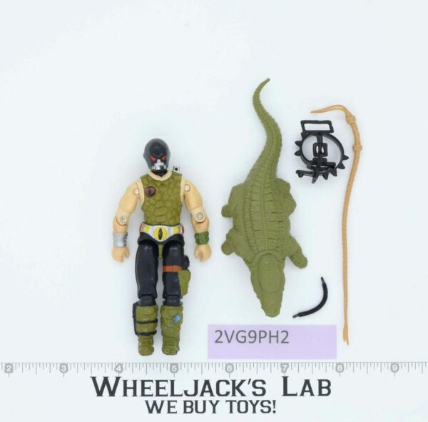 Croc Master V1 100% Complete G.I. Joe 1987 Hasbro Vintage Action Figure main image