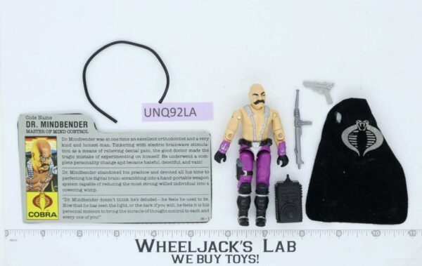 Dr. Mindbender V1 100% Complete G.I. Joe 1986 Hasbro Vintage Action Figure main image