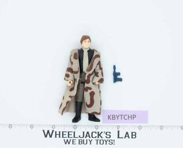 Han Solo Trench Coat 100% Complete Star Wars ROTJ 1983 Vintage Kenner NO REPRO main image