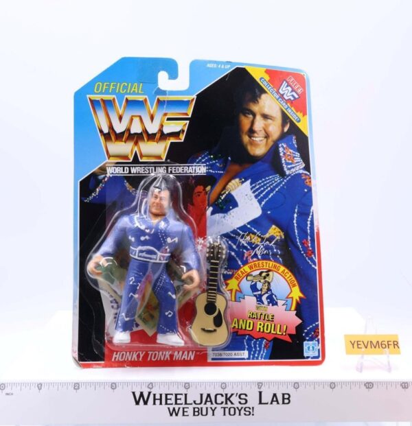 Honky Tonk Man WWF Wrestling 1990 Hasbro Action Figure NEW MOSC SEALED main image