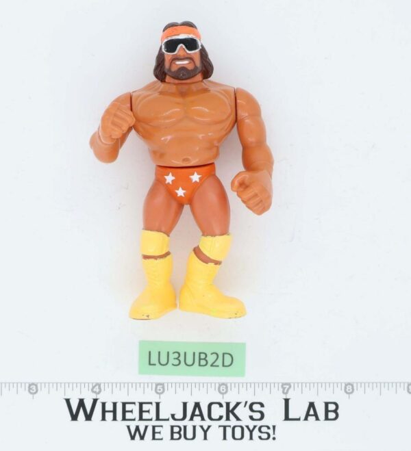 Macho Man Randy Savage 100% Complete 1990 WWF Wrestling Hasbro Vintage Figure main image