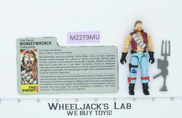 Monkeywrench V1 100% Complete G.I. Joe 1986 Hasbro Vintage Action Figure main image