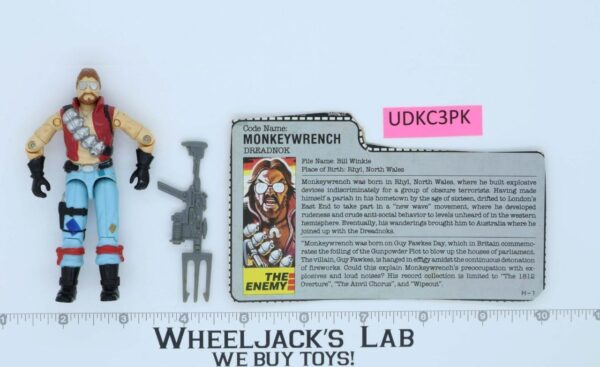 Monkeywrench V1 100% Complete G.I. Joe 1986 Hasbro Vintage Action Figure main image