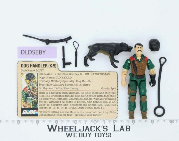 Mutt V1 100% Complete G.I. Joe 1984 Hasbro Vintage Action Figure main image