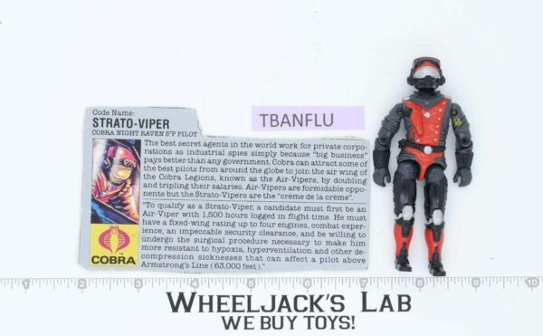 Strato-Viper V1 100% Complete G.I. Joe 1986 Hasbro Vintage Action Figure main image