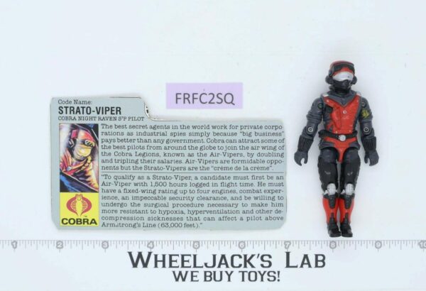 Strato-Viper V1 100% Complete G.I. Joe 1986 Hasbro Vintage Action Figure main image