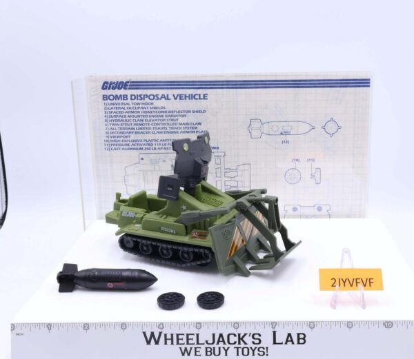 Bomb Disposal 100% Complete GI Joe 1985 Hasbro Action Figure Vehicle main image