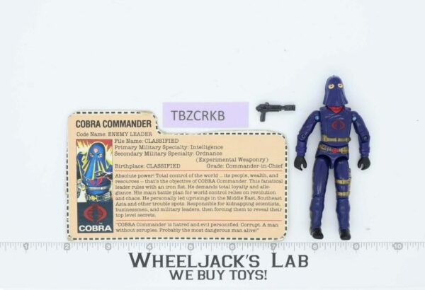 Cobra Commander V2 MAIL AWAY 100% Complete G.I. Joe 1984 Hasbro Vintage Figure main image