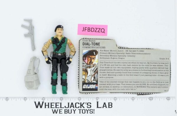 Dial-Tone V1 100% Complete G.I. Joe 1986 Hasbro Vintage Action Figure main image