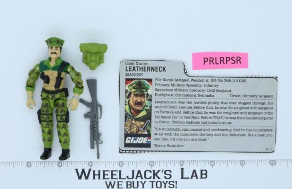 Leatherneck V1 100% Complete G.I. Joe 1986 Hasbro Vintage Action Figure main image