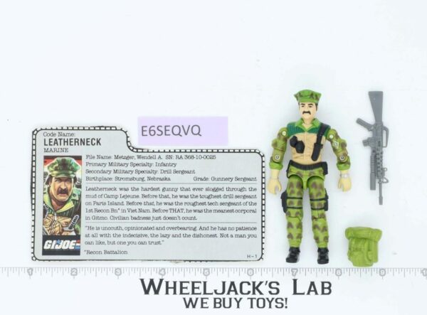 Leatherneck V1 100% Complete G.I. Joe 1986 Hasbro Vintage Action Figure main image