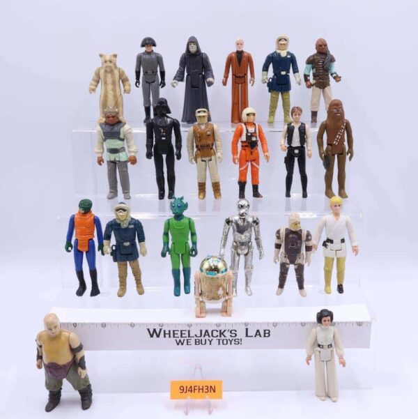 Lot of 21 Star Wars 1970s-1980s Kenner Vintage Action Figures main image