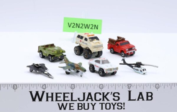 Lot of 7 Military/Army/1st Response Vehicles 1988-89 Galoob Micro Machines main image