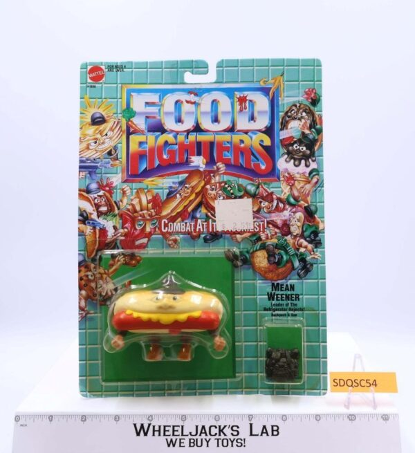 Mean Weener Food Fighters 1988 Mattel Vintage Action Figure NEW MOSC SEALED main image