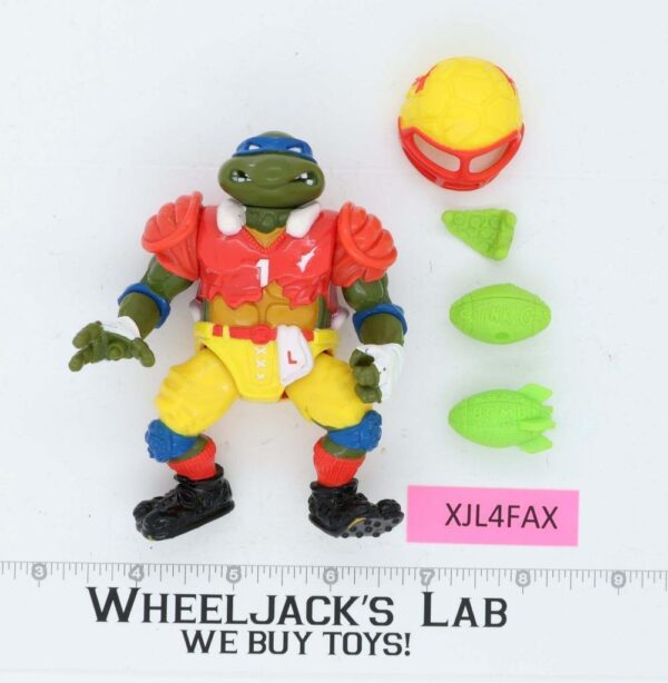 T.D. Tossin’ Leo 100% Complete Teenage Mutant Ninja Turtle 1991 Playmates main image