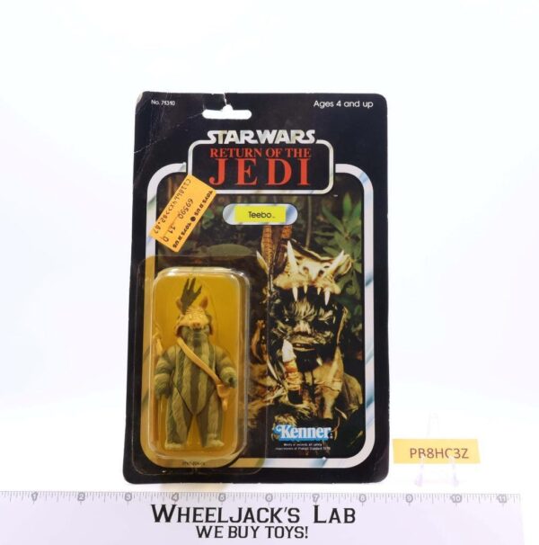 Teebo Ewok 77 Back-A Star Wars ROTJ 1984 Kenner Figure NEW MOSC SEALED main image