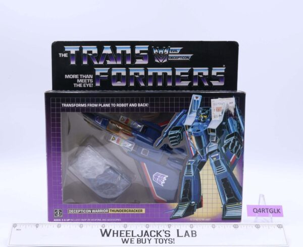 Thundercracker 100% Complete W/ NICE BOX & FIG 1985 G1 Vintage Transformers main image