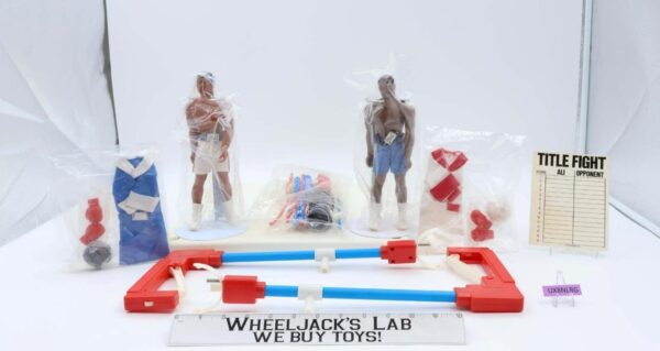 1976 MEGO Muhammad Ali Boxing Ring 100% Complete NEW W/Original Bags Vintage main image