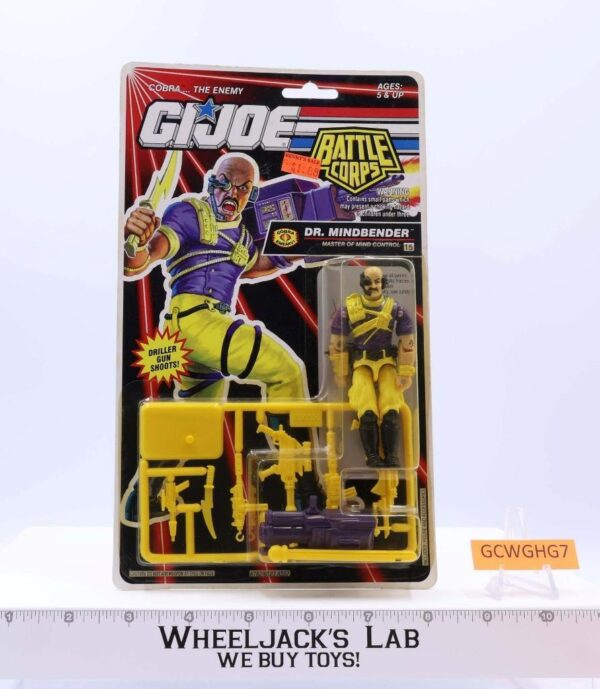 Dr. Mindbender Battle Corps G.I. Joe 1992 Hasbro Vintage Figure NEW MOSC SEALED main image