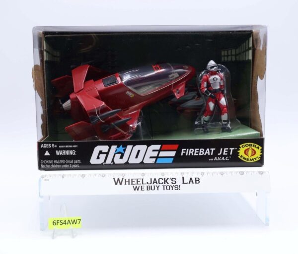 Firebat Jet W/ A.V.A.C. GI Joe 25th Anniv. 2008 Hasbro NEW MISB SEALED main image