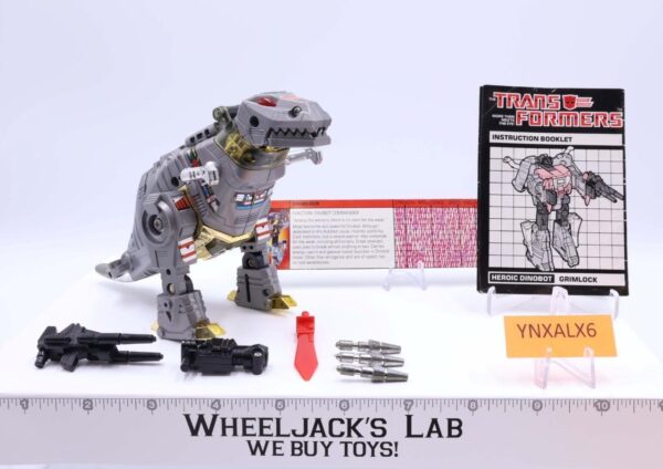 Grimlock 100% Complete Vintage 1985 G1 Transformers Hasbro Action Figure main image