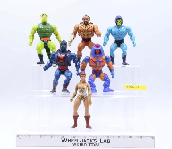 Lot of 6 He-Man Masters Of The Universe MOTU Vintage 1980’s Mattel Figures main image