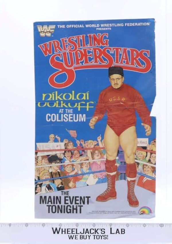 Nikolai Volkoff Original Poster 1985 WWF LJN Wrestling Vintage main image