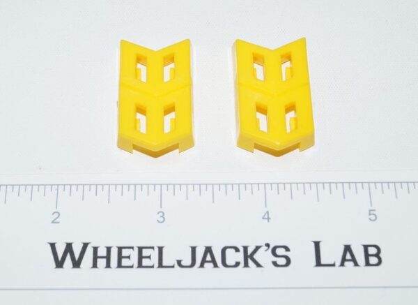 Omega Supreme Medium Leg Clips 2x 1985 G1 Transformers Vintage Hasbro main image