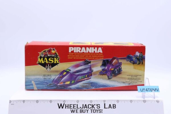 Piranha W/ Sly Rax 100% Complete W/Box M.A.S.K. Kenner 1985 Action Figure main image