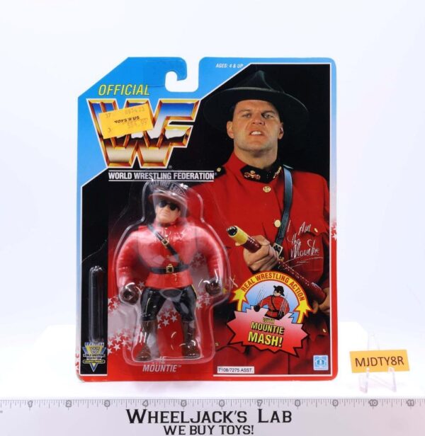 The Mountie Mash WWF Wrestling 1992 Hasbro Action Figure NEW MOSC SEALED main image