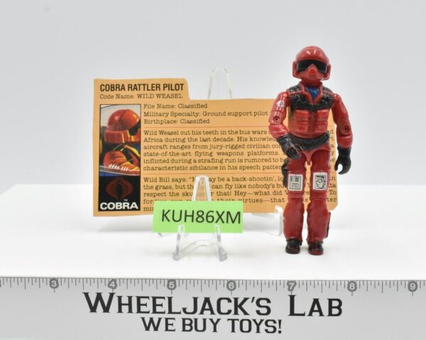 Wild Weasel V1 100% Complete G.I. Joe 1984 Hasbro Vintage Action Figure main image