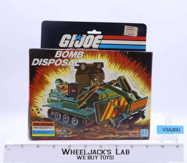 Bomb Disposal 100% Complete W/ Box GI Joe 1985 Action Figure Vehicle main image