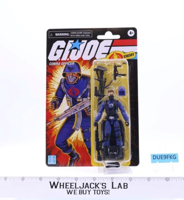 Cobra Officer GI Joe Retro Collection 2021 Hasbro Action Figure NEW MOSC SEALED main image