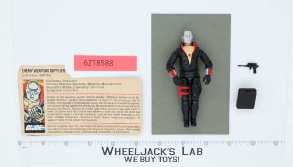 Destro V1 100% Complete G.I. Joe 1983 Hasbro Vintage Action Figure main image