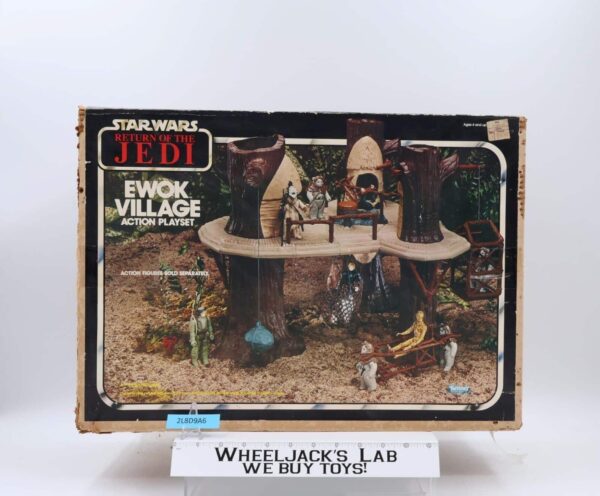 Endor Ewok Village 100% Complete W/Box Star Wars 1983 Kenner Vintage Playset main image