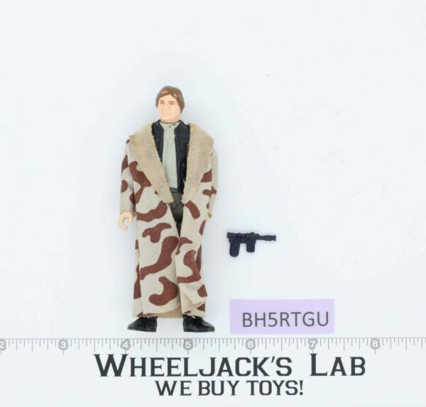 Han Solo Trench Coat 100% Complete Star Wars ROTJ 1983 Vintage Kenner NO REPRO main image