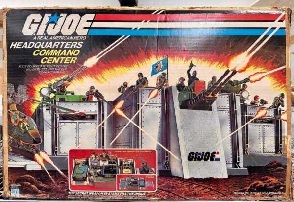 Headquarters Command Center 100% Complete W/Box GI Joe 1983 Hasbro Playset main image