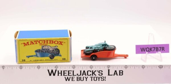 Honda Motorcycle & Trailer 38 Lesney Matchbox Series 1960’s Made In England main image