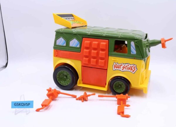 Party Wagon 100% Complete Teenage Mutant Ninja Turtles TMNT 1989 Playmates main image