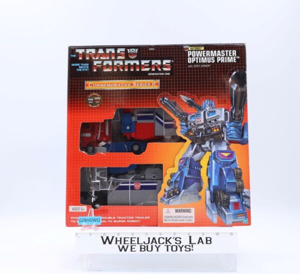 Powermaster Optimus Prime Transformers Commemorative Series Reissue NEW SEALED main image