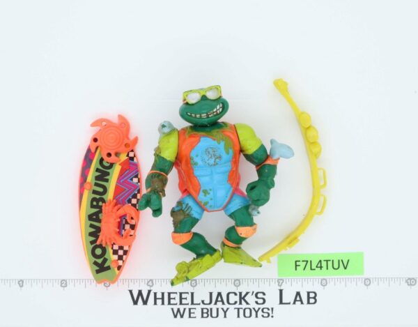 Sewer Surfer Mike 100% Complete Teenage Mutant Ninja Turtles TMNT Playmates 1990 main image