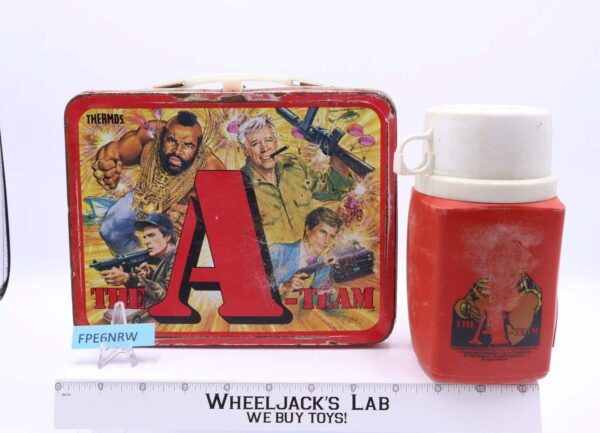 The A-Team METAL Lunchbox W/Thermos 1983 Thermos Vintage main image